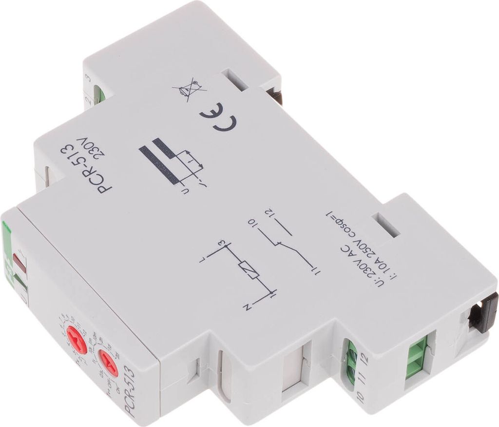 Przekaźnik czasowy 1P 10A 0,1sek-576h 230V AC opóźnione Zdjęcie produktu 