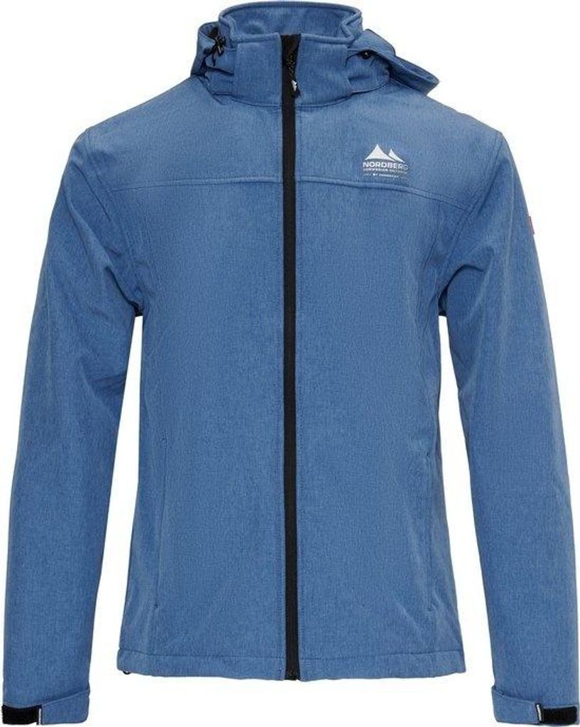 Nordberg KJELD - Softshell Outdoor Sommerjacke Herren - Navy Melange - Größe 3XL