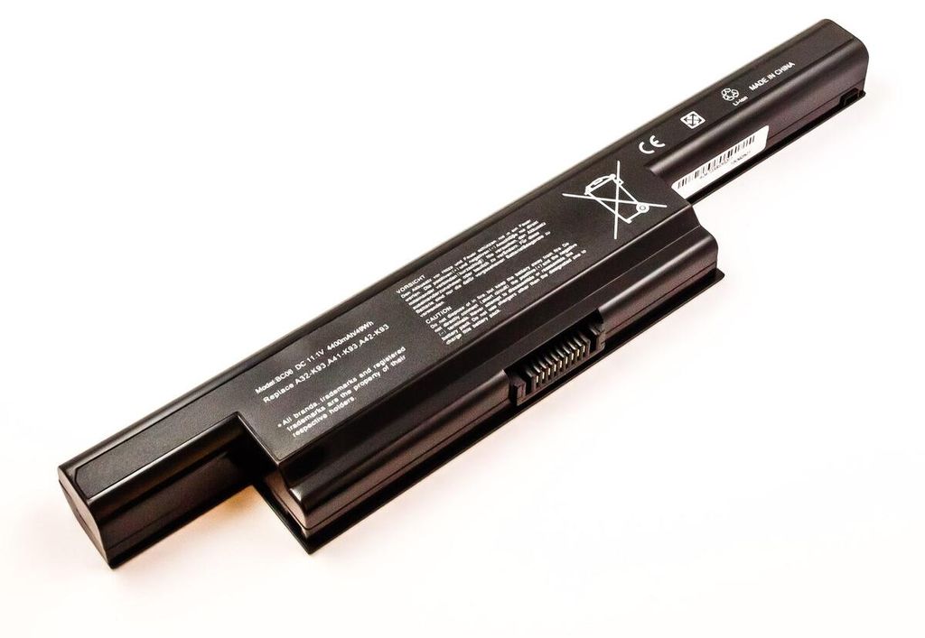 Akku für Asus A95VB-YZ034H Li-Ion 11,1 Volt 4400 mAh schwarz