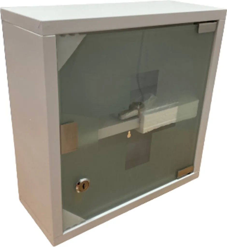 Cassetta Pronto Soccorso Parete 30x30 Acciaio Bianco Bathroom Solutions