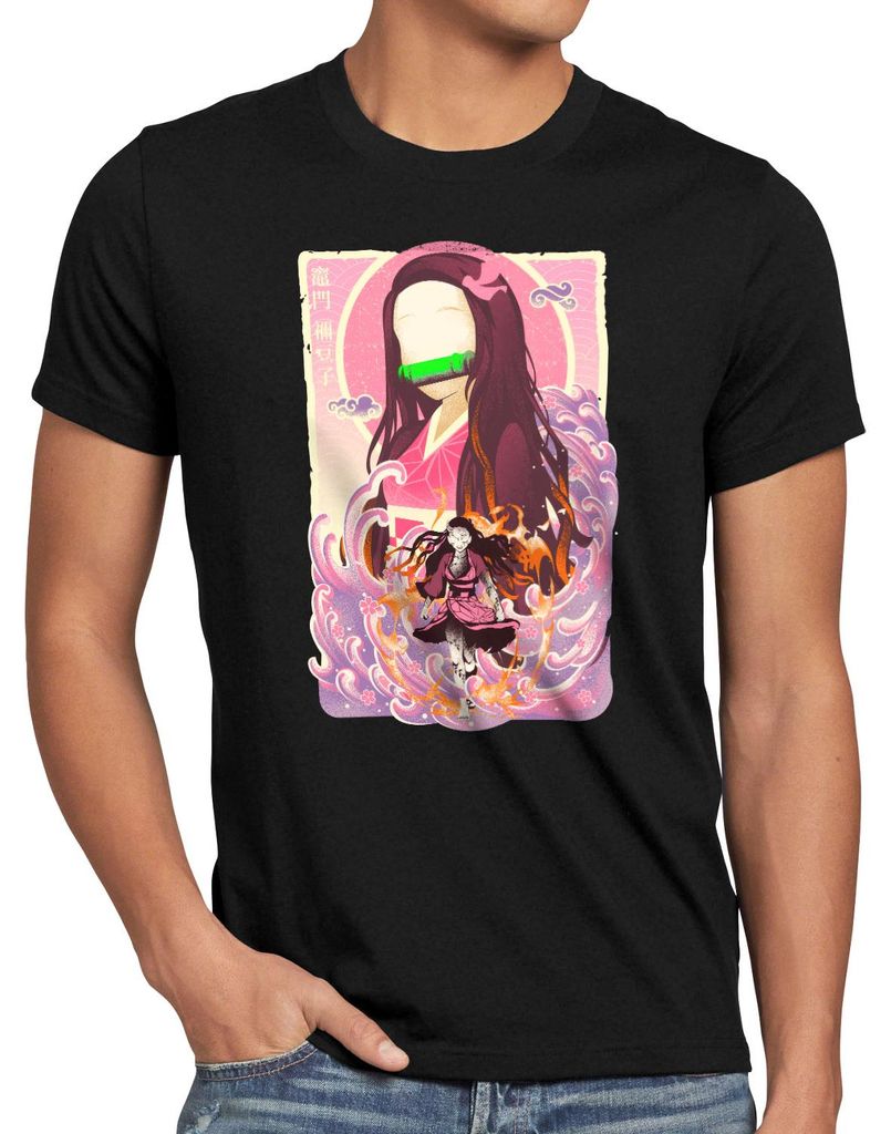 style3 Great Wave Ne Zuko Herren T-Shirt