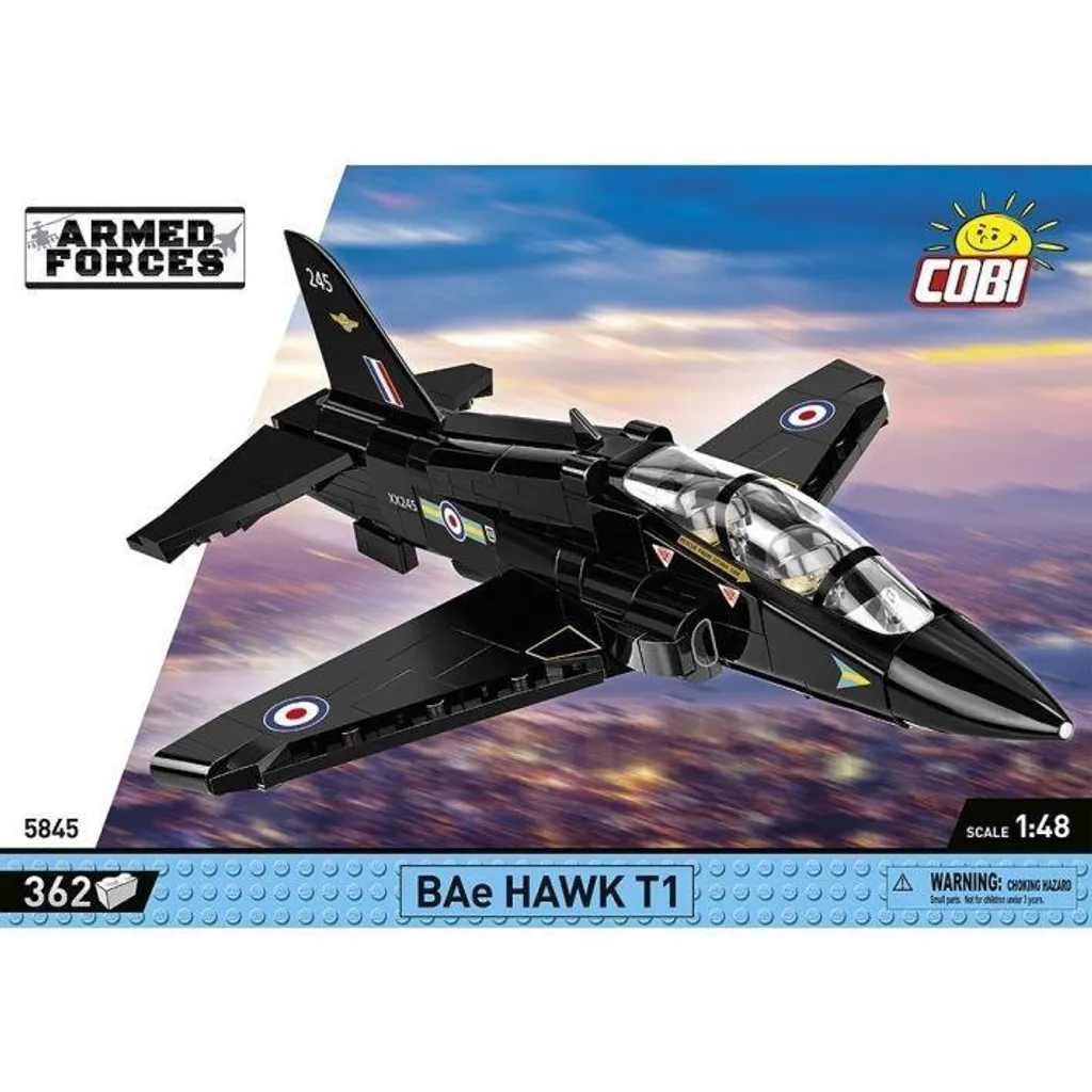 Maquette Avion Hawk T1 RAF Cobi 5845 Finition Haute Qualité Sans Sticker