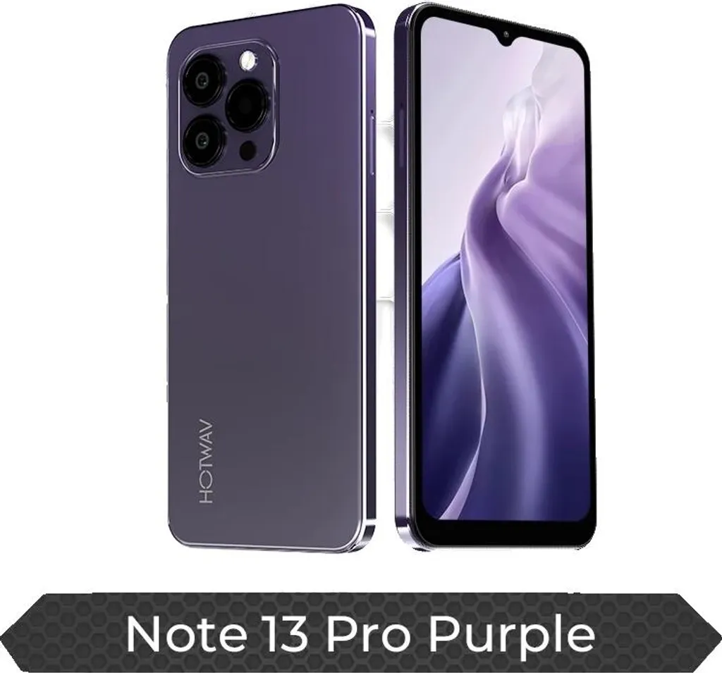 Smartphone 4G pour le Multimédia, HOTWAV Note 13 Pro avec Grande Batterie
