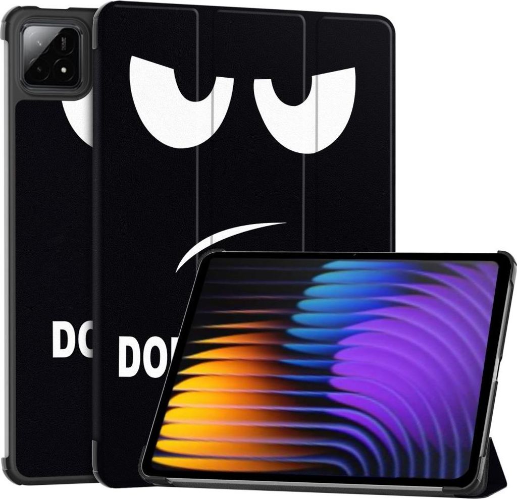 Xiaomi Pad 7 (Pro) / Pad 8 (Pro) Hülle - Coverup Tri-Fold Ständer Klapphülle mit Schlaf/Wach-Funktion - Don't Touch