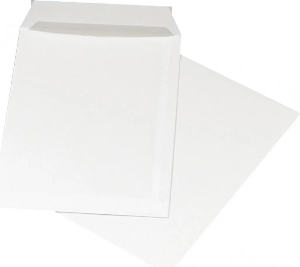 Enveloppe C4 229x324 mm Office Products 90g Blanc avec Ruban Adhésif