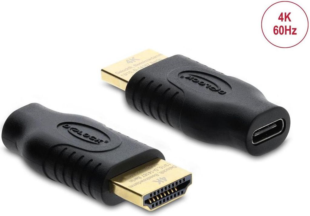 Delock USB Type-C zu HDMI Adapter (DP Alt Mode) 4K 60 Hz mit HDR und HDCP