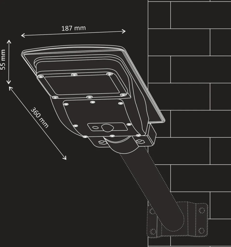 Projecteur solaire PIR Polux 315496 : fini les zones d'ombre sans électricité - 10