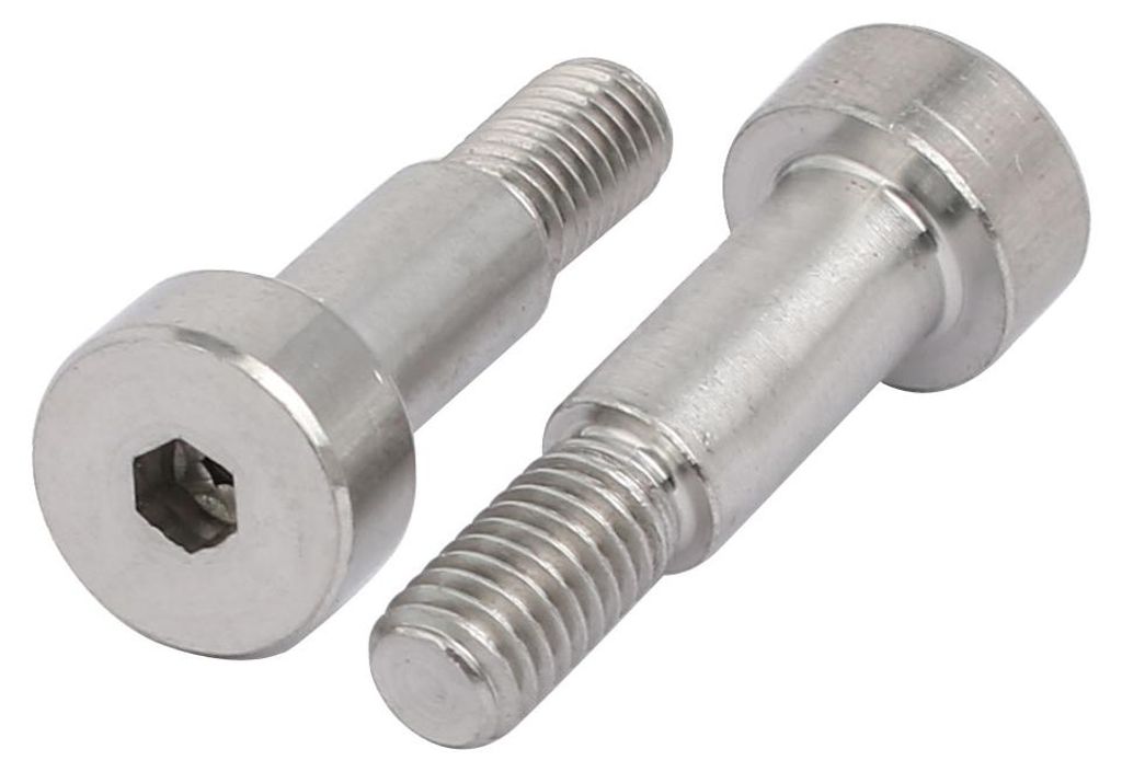 10Stk. 304Edelstahl Innensechskant Schulter Bolzen 6mm Dmr. 12mm lang M5 Gewinde de