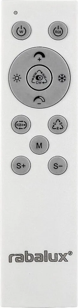 Plafonnier LED Stavros Rabalux 71402 en métal noir pour salon moderne