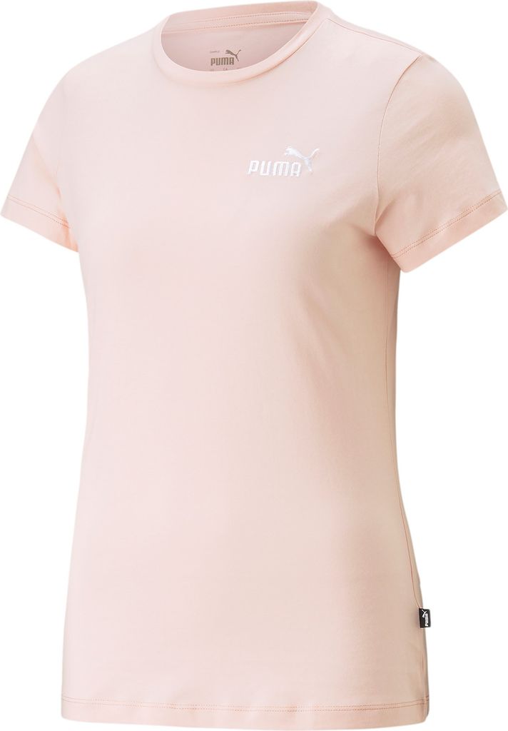 PUMA Damen ESS+ Embroidery Tee T-Shirt Logo Print Farbwahl NEU