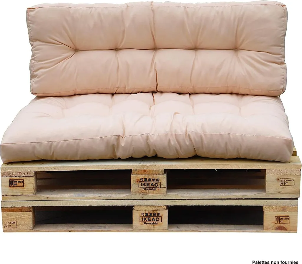 Aménagez votre terrasse avec le lot de 2 coussins extérieurs RIOUTA