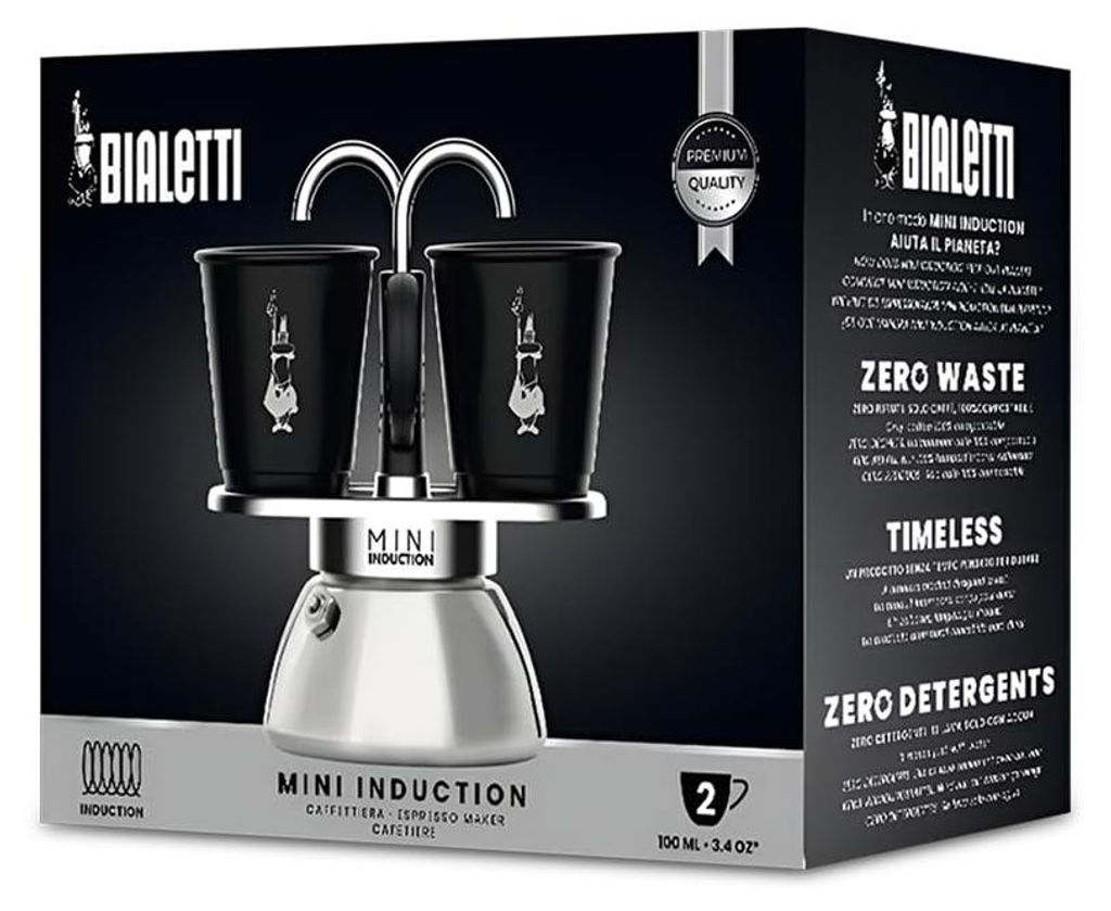 Bialetti 7310, moka konvice, stříbrná, nerezová ocel, 2 Obrázek produktu 