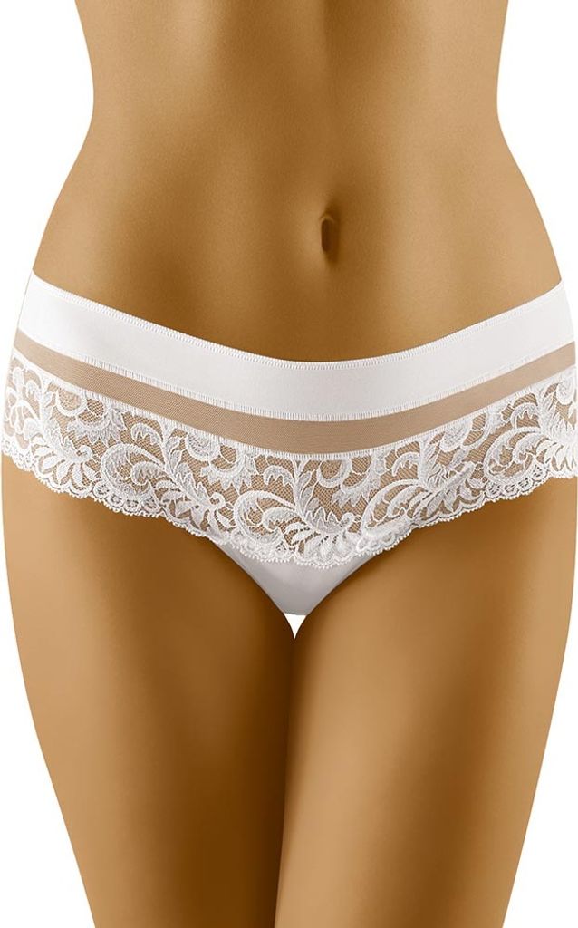 Wolbar Damen String Unterhose Unterwäsche WB217 , weiß, M