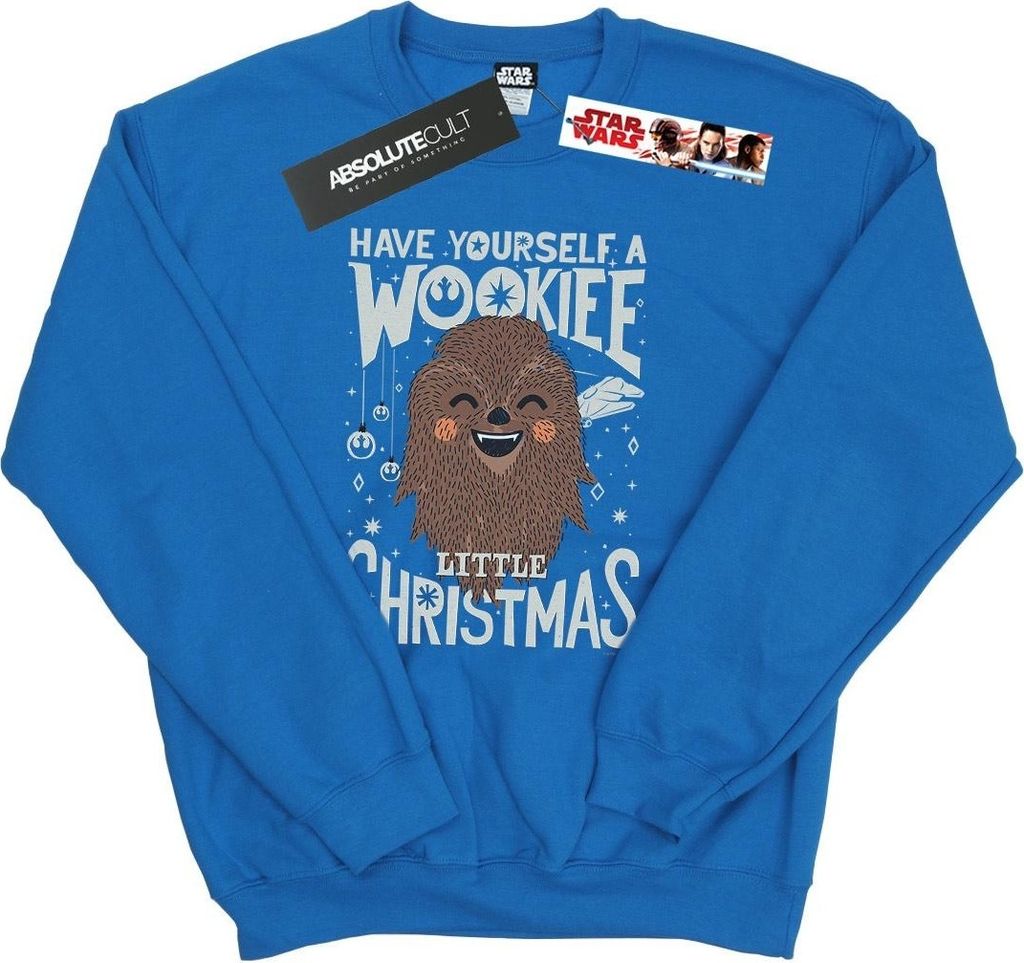 Star Wars - "Wookiee Little" Sweatshirt für Herren BI45662 (3XL) (Königsblau)