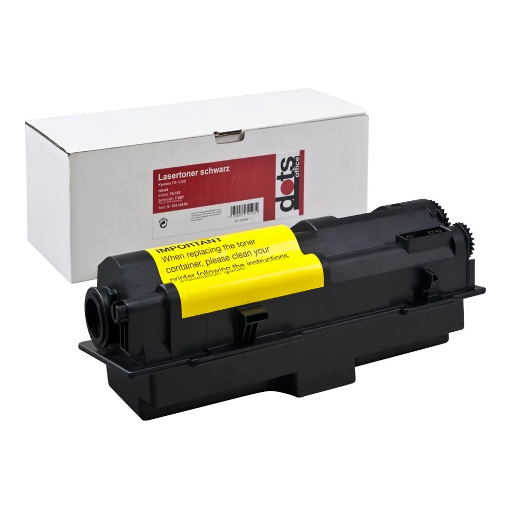 Cartouche de toner noir Dots compatible Kyocera TK-170 haute capacité