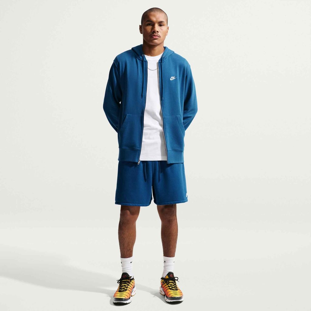 Nike CLUB FLOW French Terry SHORT COURT kurze Herren Shorts blau blau XXL