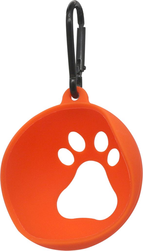 Ballhalter für Haustiere, Pfotenabdruck, Silikon, geschmacksneutral, lange Lebensdauer, weiche Textur, verformungssicher, für Hundebälle