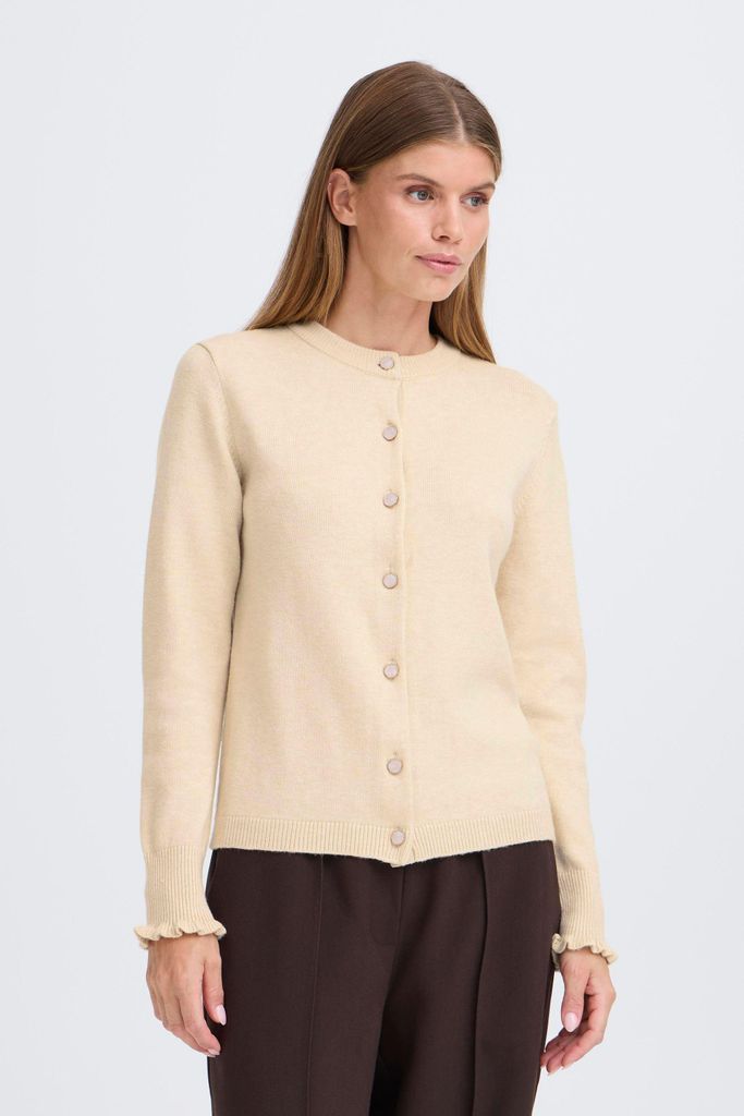 OXMO OXBMMNERA CARDIGAN Damen Strickjacke Feinstrick Cardigan regular fit