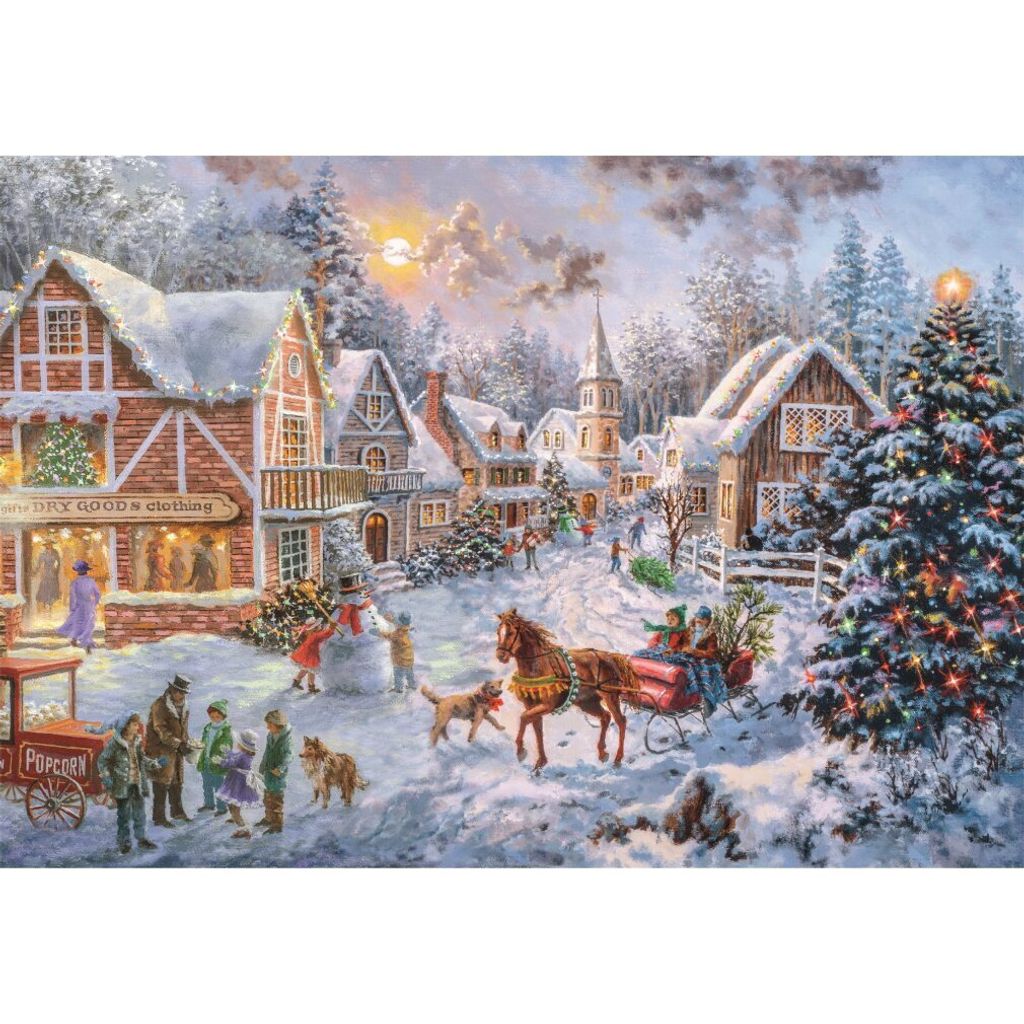 CLEMENTONI Puzzle Vorbereitungen fü r Weihnachten 1000 Produktbild 