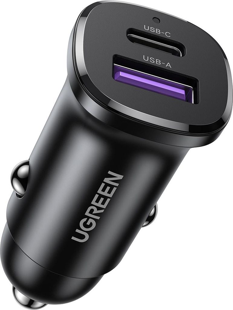 Ugreen Ladowarka samochodowa EC305 USB-C + USB, 30W Zdjęcie produktu 
