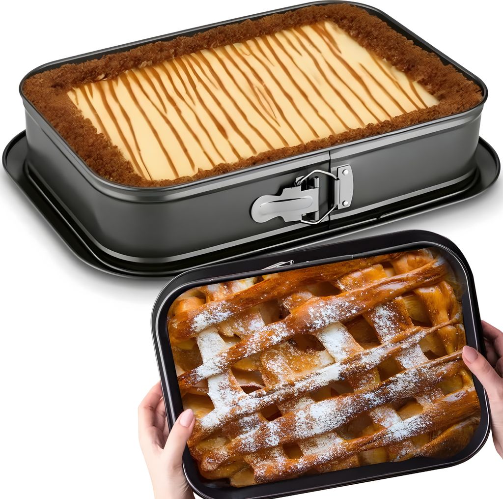 Backform Springform Kuchenform Backformen Backofen Kuchenform Springformen Tortenform Blechform Kuchen 35x24 cm Retoo