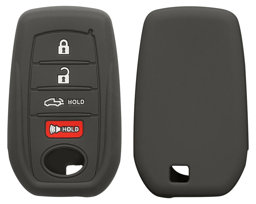 kwmobile Schlüsselhülle für Toyota Venza Highlander Tundra Corolla 2019-2024 Autoschlüssel Hülle - Autoschlüssel Schlüssel Hülle aus Silikon -