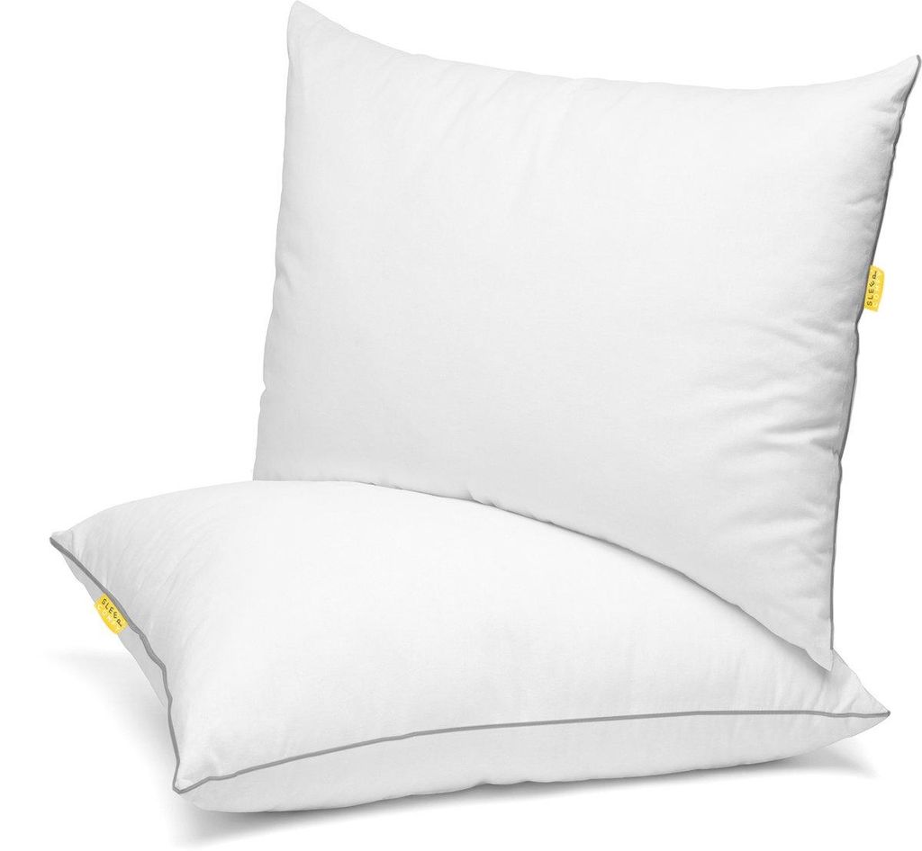 Sleep Comfy Baumwoll Kopfkissen 2er Set 60x70 cm – Produktbild 