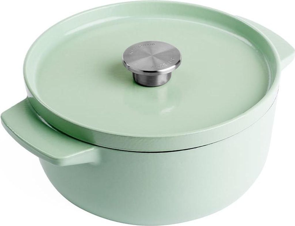 KitchenAid CC007433-001, 3,3 l, Grün, Eisenguss, Keramik, Elektro, Gas, Halogen, Induktion, Versiegelte Platte, Grün, Eisenguss