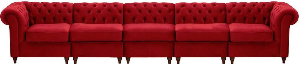 Chesterfield Modulsofa-Velluto 7-dark oak