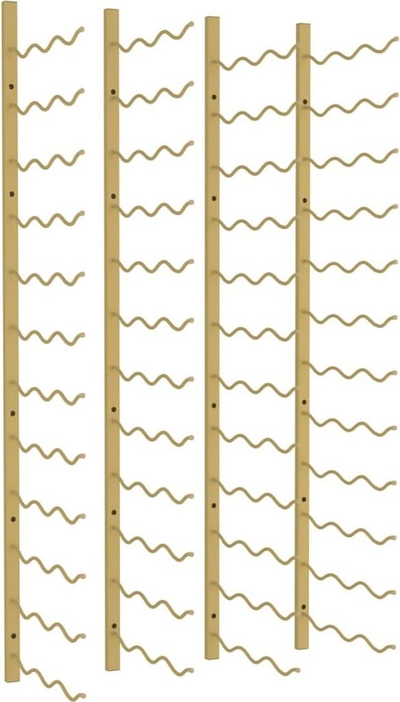 "WINTER SALE" Wand-Weinregal für 36 Flaschen 2er-set - multifunktional& Moderne - Golden Eisen - Weinregale NEU5181216