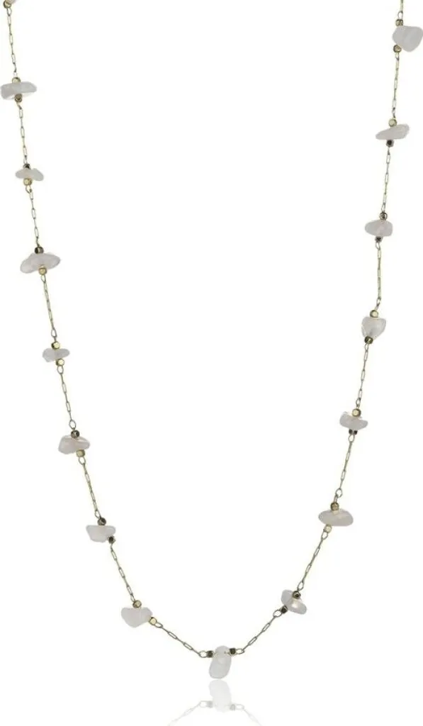 Collier doré en amara pour femme - Bijou fantaisie de haute qualité