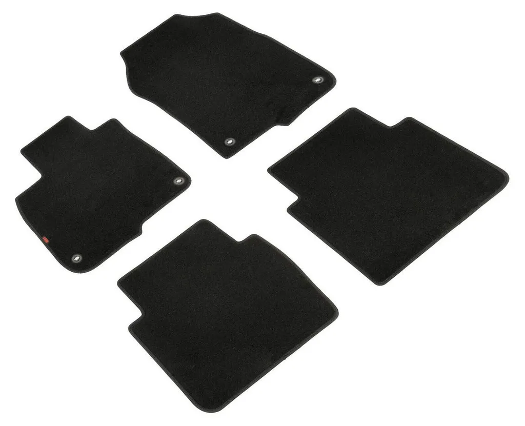 Jeu de tapis auto moquette noire pour Honda CR-V de 2018 à 2023 - 4 pièces