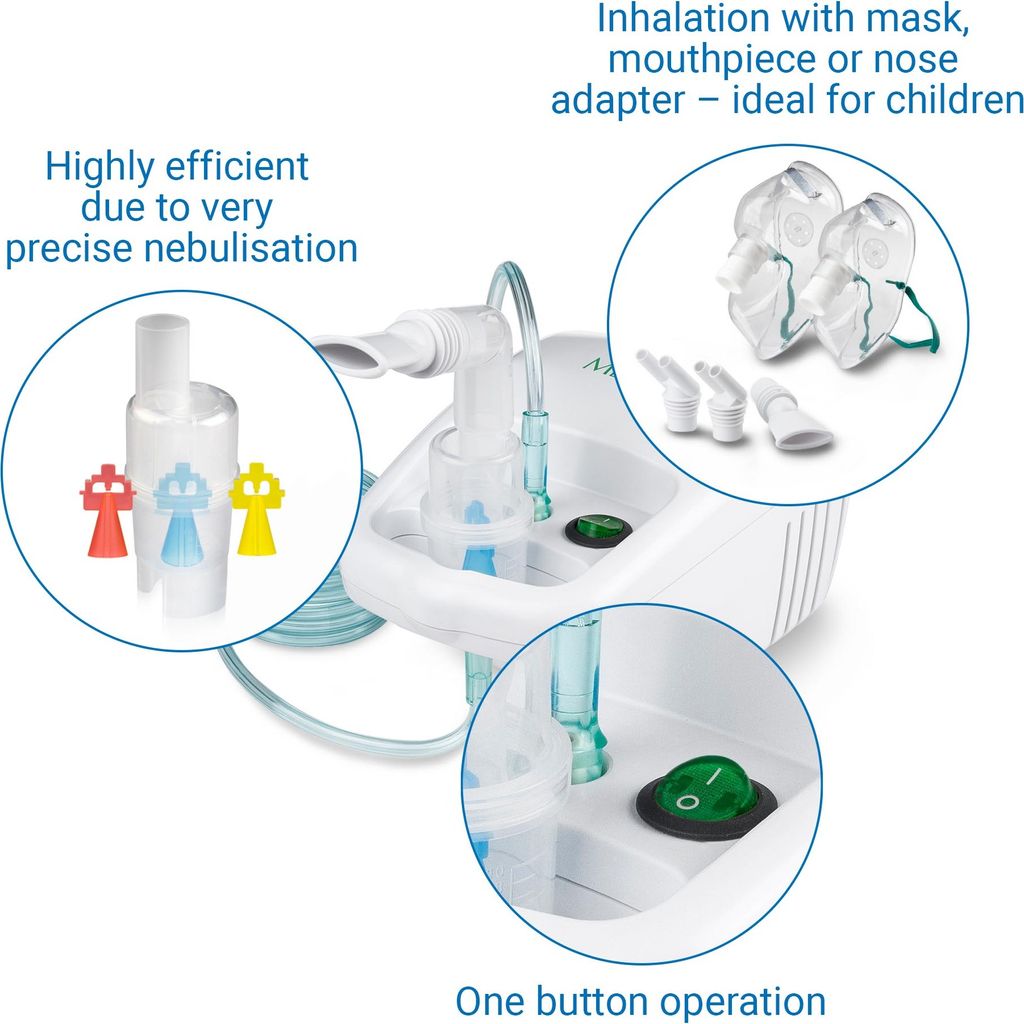 Inhalátor Medisana IN 500 19,5x13,5x9,2 cm biely 54520 Obrázok produktu 20