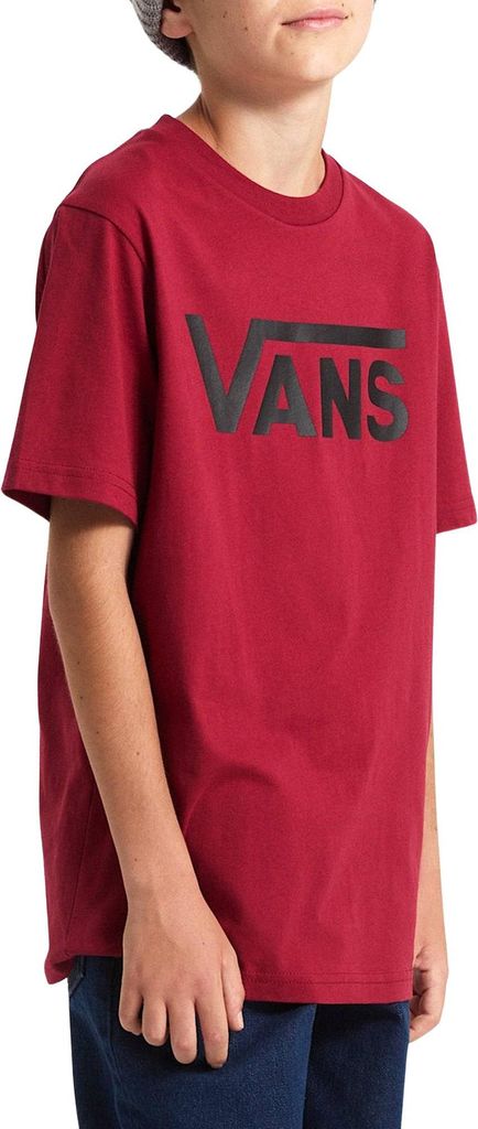 Vans T-shirt VN000IVFBRD1 in Bordeaux color size medium