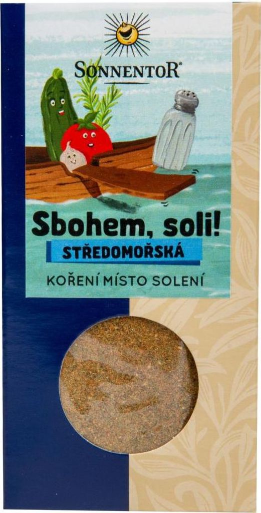 Kořenicí směs BIO "Sbohem soli" Středomořská 50 g SONNENTOR Obrázek produktu 