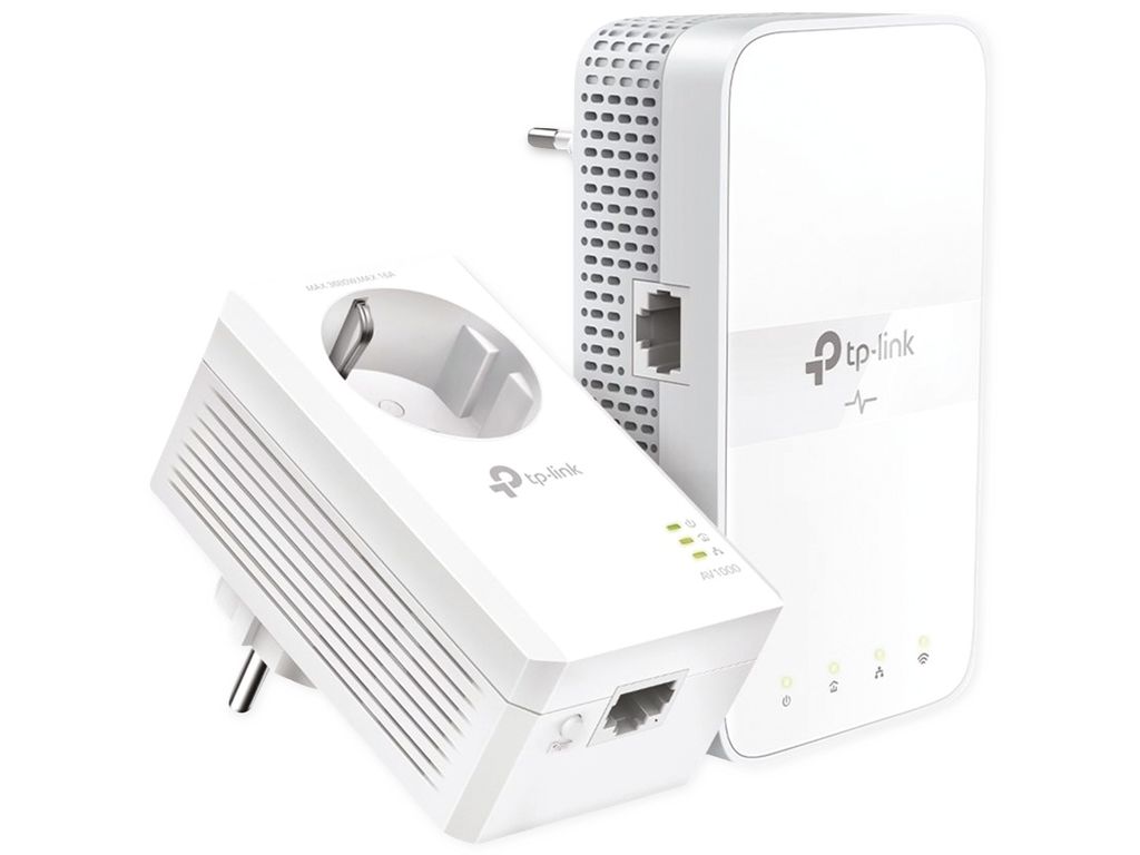 TP-LINK TL-WPA7617 KIT V1 Wi-Fi Kit - Powerline Adapterkit 1GbE, HomePlug AV (HPAV)