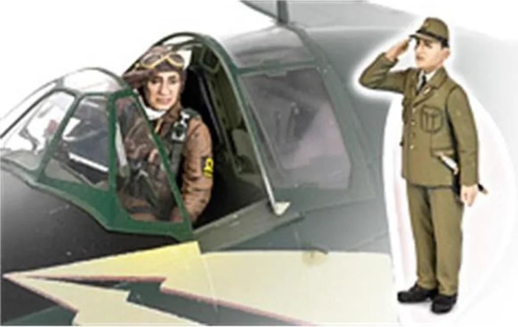 Figurines de Pilote et Commandant pour Avion J2M3 Raiden 1/32 SWS