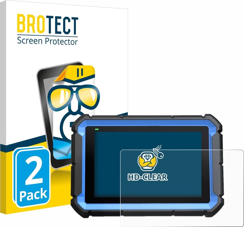 2x Für Topdon ArtiDiag Pro Schutzfolie BROTECT Displayschutz Display Schutz Folie Klar Transparent