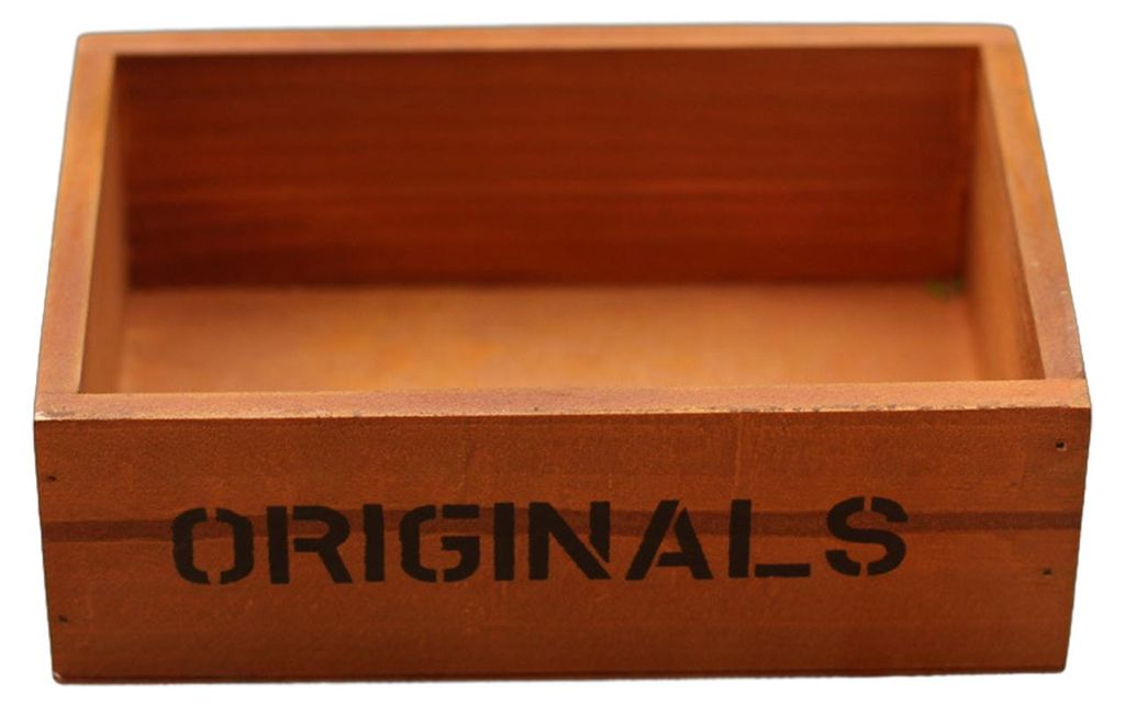 Pflanzkasten aus Holz für Sukkulenten, Aufbewahrungsbox im Retro-Stil, rustikaler Pflanzbehälter für Mikro-Sukkulenten, kleine Pflanzen, Dekorat...