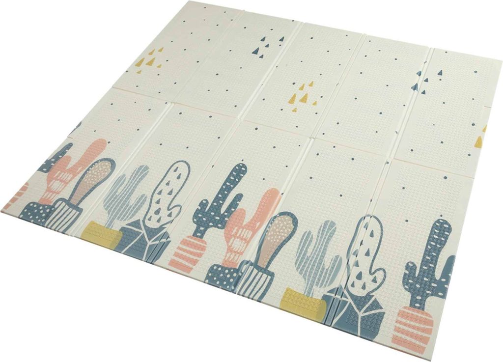 Baby Vivo Spielmatte / Spielteppich für Kinder doppelseitig Produktbild 6