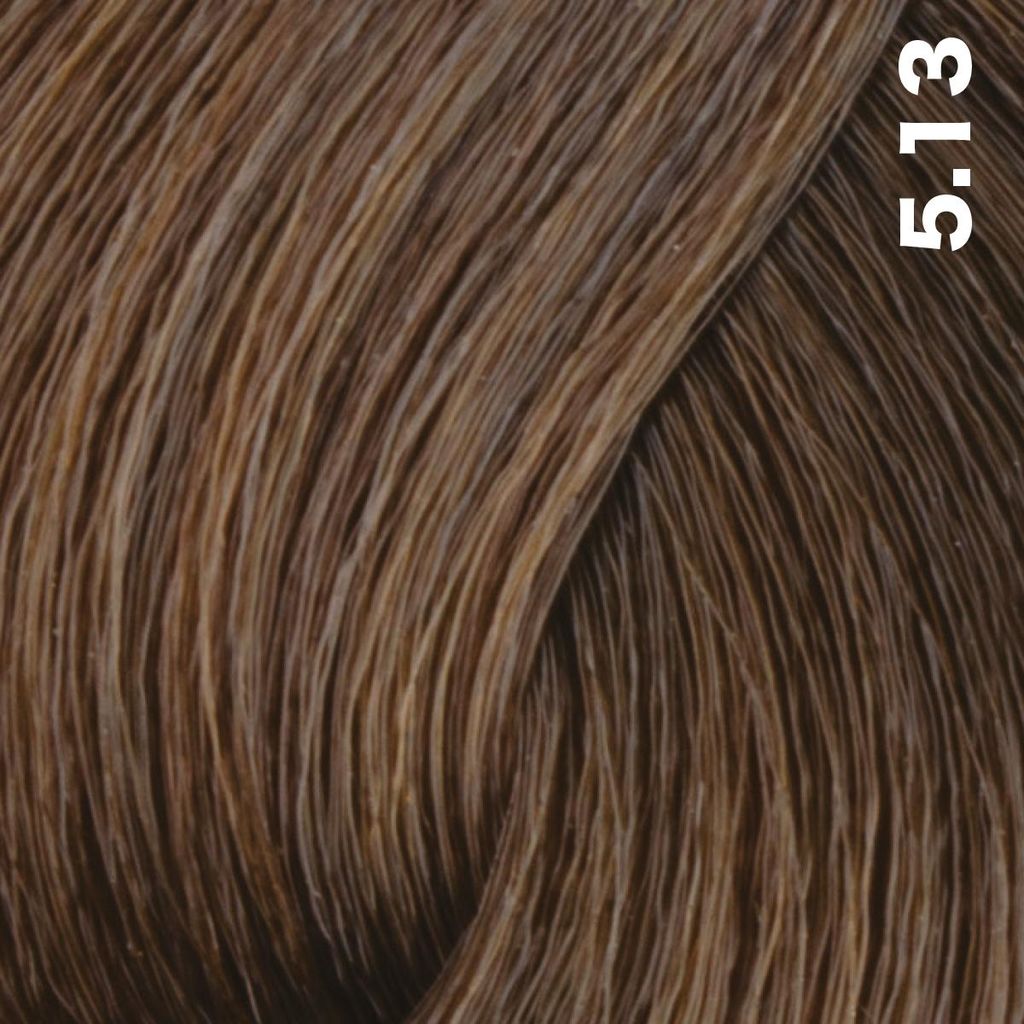 FemMas Hair Color Cream 100ml Haarfarbe Hellbraun Ash Gold 5.13