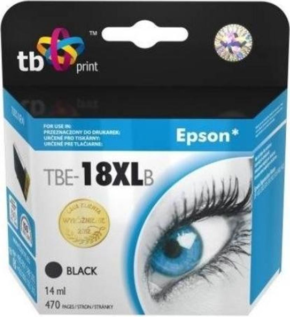 TB PRINT Tusz do Epson XP 302 XL TBE-18XLB czarny 14ml