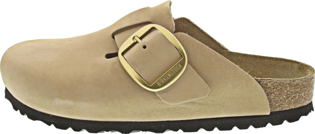 Birkenstock Boston Big Buckle Jasnobrązowy Chodaki