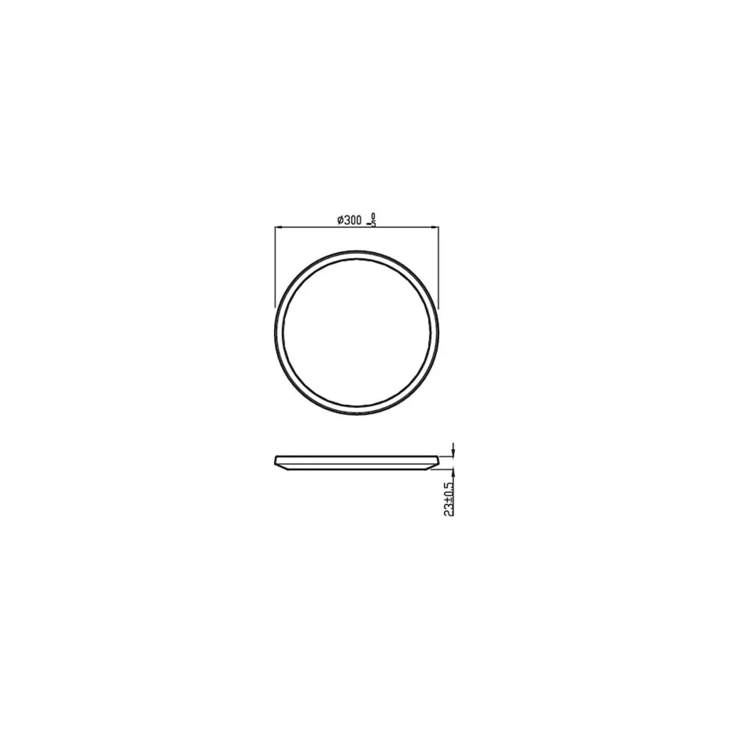 Philips Fonctionnel Plafonnier LED 30cm Blanc pour Eclairage Plafond - 6