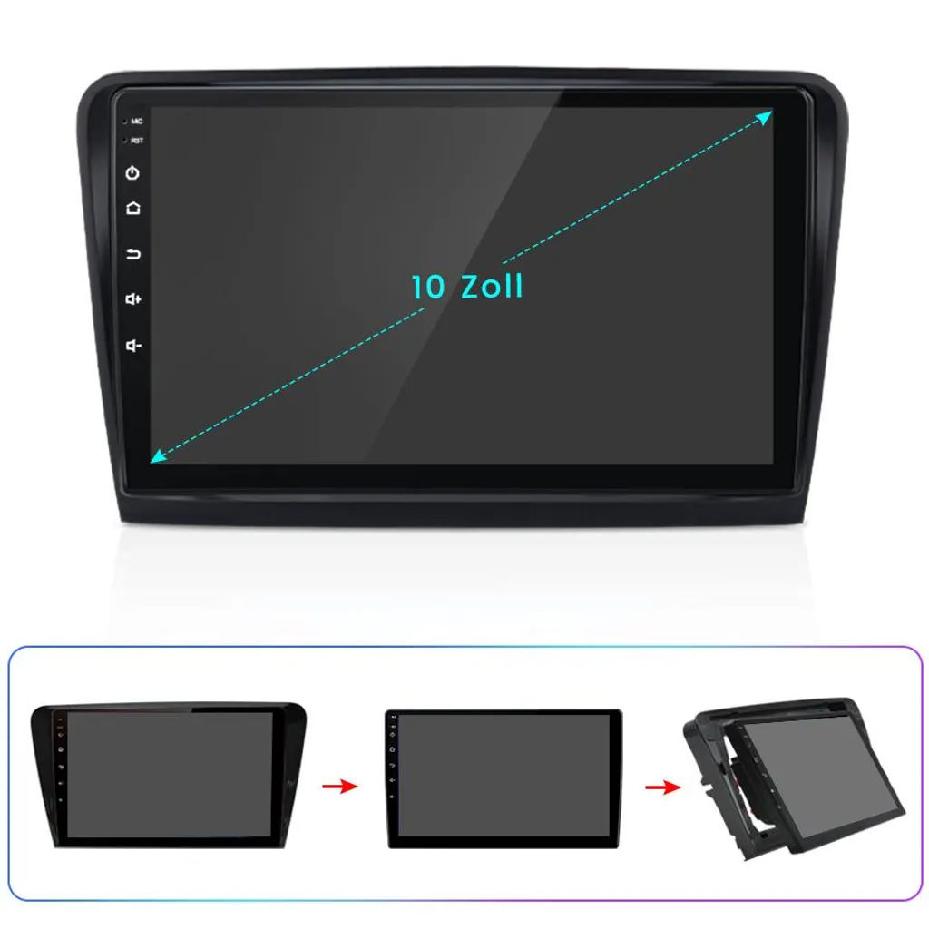 Autoradio 10" Android 10-64Go pour Skoda Superb 2008-2015 CarPlay - 13
