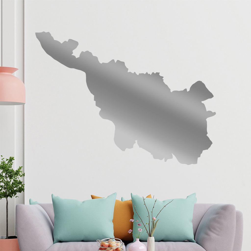 KIWISTAR Bundesland Bremen - Bremerhaven Wandtattoo in 6 Größen - Wandaufkleber Wall Sticker - Dekoration, Küche, Wohnzimmer, Schlafzimmer, Bade...
