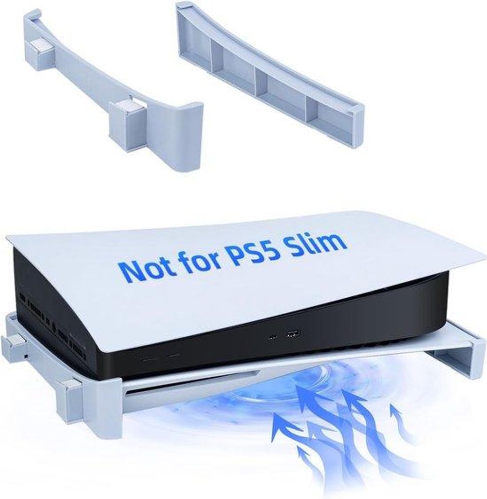 Horizontale Stand für PS5 - Antislip Pads für Disc & Digital Edition
