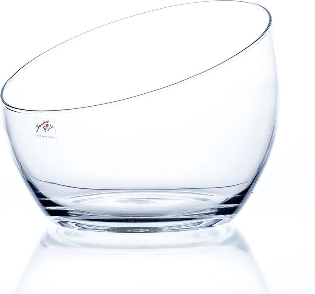Glasschale BEXA mit schrägem Rand D. 28cm H. 22,5cm rund Produktbild 