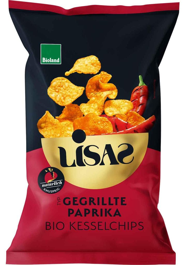 Lisas  Kesselchips Typ Gegrillte Paprika 50g Produktbild 