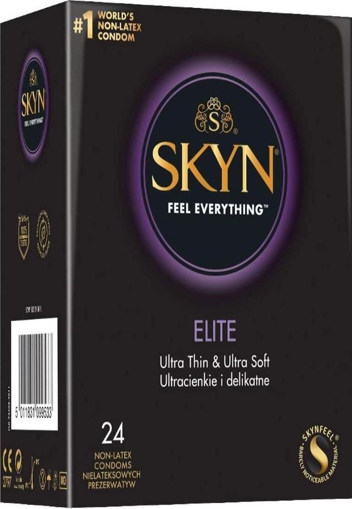 24 Stück SKYN Elite Kondome Skynfeel Latexfrei Extra Dünn Produktbild 